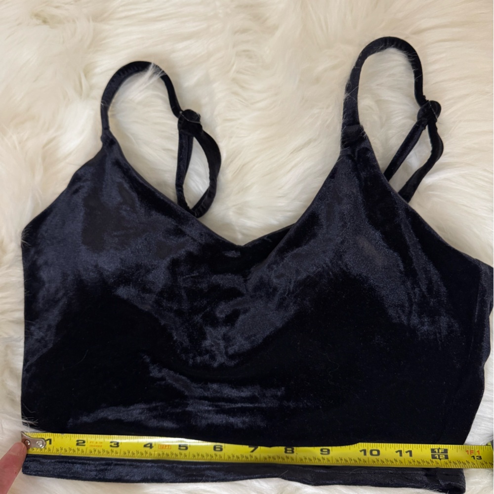Black Velvet Bralette | Athleta